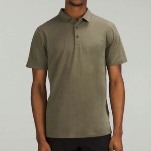 Lululemon Athletica Carob Brown COBN Evolution Polo M NWT
